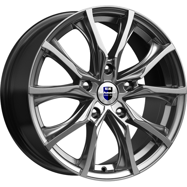 17x7,5  5x100 ET36 d.57,1  K&K  Твист ДАРКПЛАТИНУМ