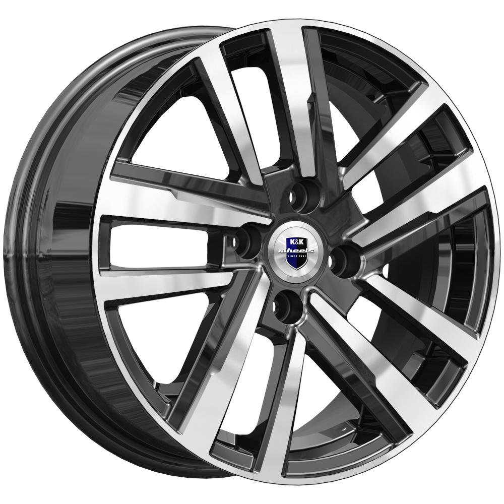 15x6  4x100 ET45 d.67,1  КиК  Хант алмаз чёрный