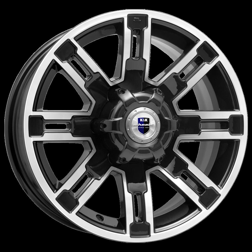 16x7,5  6x139,7 ET15 d.106,1  K&K  Полюс АЛМАЗЧЕРНЫЙ