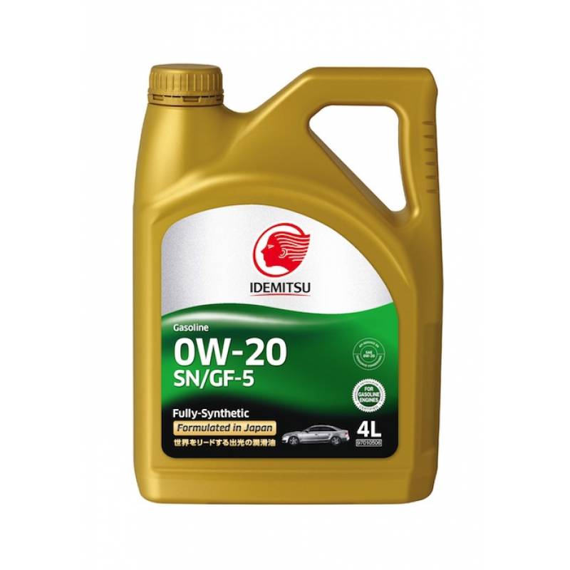 Idemitsu  Fully-Synthetic  0W-20 SN/GF-5  масло моторное синт.  (4л)  30011325-746
