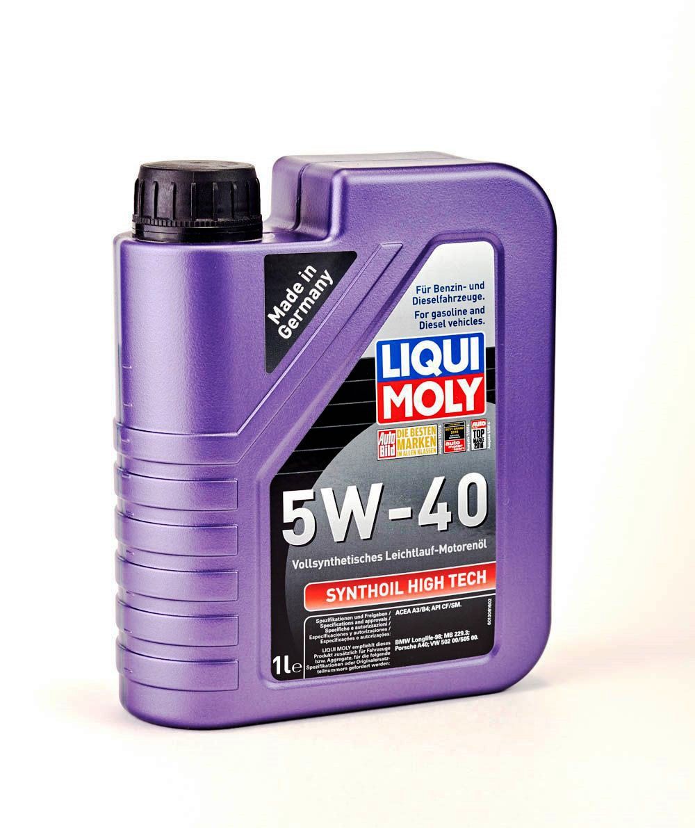 Liqui Moly  Synthoil High Tech  5W-40 SM/CF A3/B4 синтетика  (1л) 1924