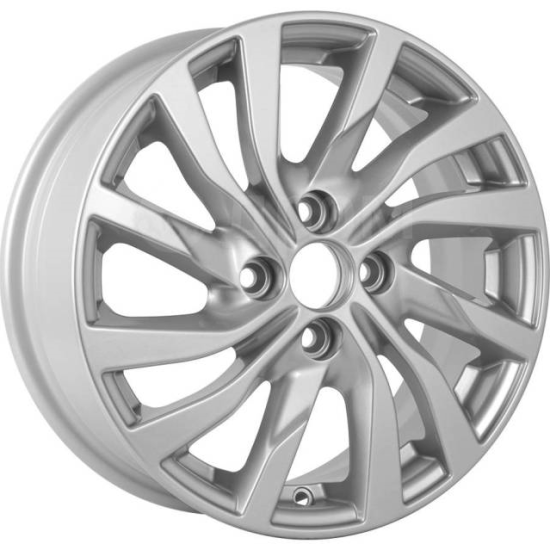 15x6  4x100 ET50 d.60,1  K&K  КС882 СИЛЬВЕР
