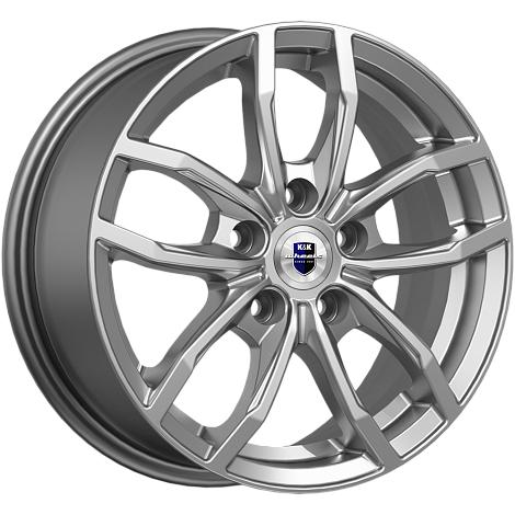 15x6,5  5x100 ET38 d.57,1  КиК  Фрост дарк платинум