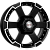 16x7  6x139,7 ET38 d.100,1  КиК  М56 алмаз чёрный