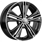 16x6  5x114,3 ET43 d.67,1  К&К  КС778 (16_Creta)  алмаз черный