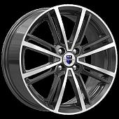 17x7  5x114,3 ET39 d.60,1  КиК  Эрфурт алмаз чёрный