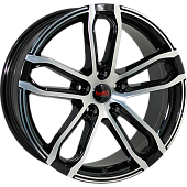 18x8  5x112 ET25 d.66,6  Replica LA  VW547 BKF 