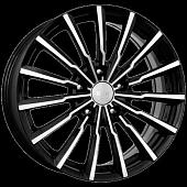 17x7  5x114,3 ET45 d.60,1  КиК  Акцент алмаз чёрный