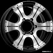 15x7  6x139,7 ET-5 d.108,5  КиК  Байконур алмаз чёрный