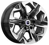 17x7,5  6x139,7 ET25 d.106,1  КиК  Тейт алмаз чёрный