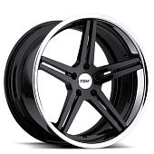 18x8  5x120 ET35 d.76  TSW  Mirabeau Gloss Black Mirror Lip