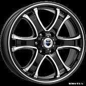 18x7,5  6x139,7 ET38 d.67,1  K&K  Балеар (КС727) алмаз черный