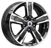 16x6,5  5x108 ET37 d.65,1  КиК  Оклахома алмаз чёрный