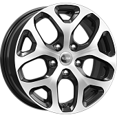 16x6,5  4x100 ET50 d.60,1  K&K  КС869 АЛМАЗЧЕРНЫЙ