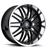 17x8  5x120 ET15 d.72  Beyern  Mesh Gloss Black Mirror Cut Lip