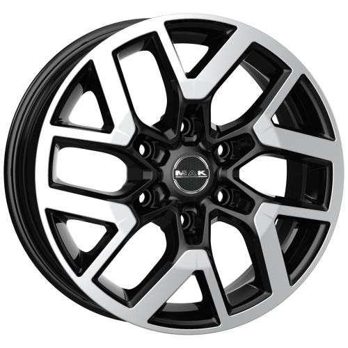 17x7,5  6x139,7 ET33 d.100,1  MAK  Gravel Black Mirror