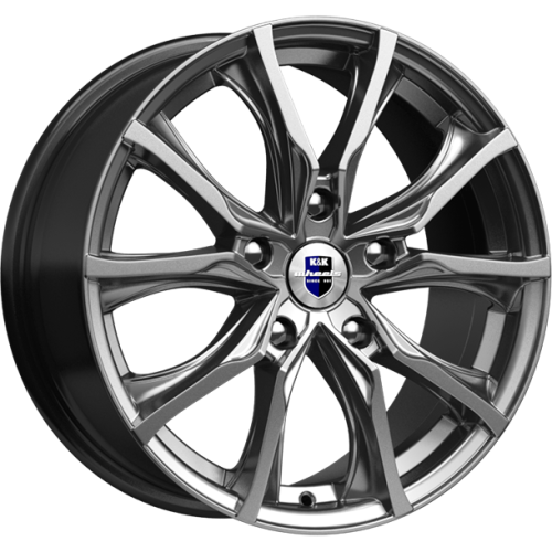 17x7,5  5x120 ET43 d.72,6  КиК  Твист дарк платинум