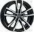 16x6,5  5x108 ET45 d.72  MAK  Milano Black Mirror