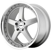 17x8  5x120 ET35 d.76  TSW  Carthage Silver Mirror Cut Lip Milled Spokes
