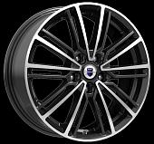 17x7  5x100 ET40 d.67,1  КиК  Эрфурт алмаз чёрный