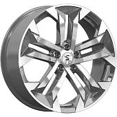 19x7,5  5x114,3 ET40 d.66,6  КиК  КР015 Diamond Gloss Graphite
