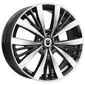 19x7,5  5x112 ET35 d.66,6  КиК  Марвел алмаз чёрный