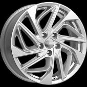18x7  5x114,3 ET46 d.67,1  K&K  КС883 СИЛЬВЕРSK