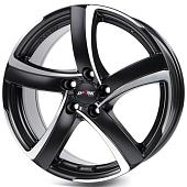 17x7,5  5x100 ET35 d.63,3  Alutec  Shark Racing Black Front Polished