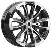 18x7,5  6x139,7 ET36 d.100,1  КиК  Меконг алмаз чёрный