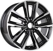 17x7,5  5x108 ET45 d.67,1  КиК  Лацио алмаз чёрный