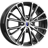 16x6  4x100 ET49 d.54,1  K&K  Меандр АЛМАЗЧЕРНЫЙSK