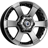 16x7  6x139,7 ET38 d.92,5  КиК  М56 дарк платинум