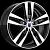 16x6,5  5x108 ET40 d.67,1  КиК  Rassvet алмаз чёрный