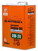 AUTOBACS ENGINE OIL FS 0W-20 SN/GF-5 Моторное масло 4л A01508395