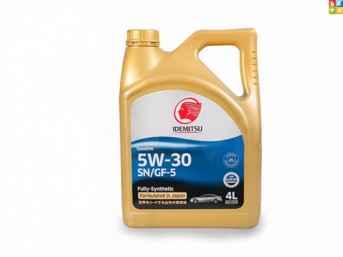 Idemitsu  Fully-Synthetic  5W-30 SN/GF-5  масло моторное синт.  (4л)  30011332-746