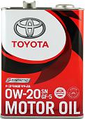 Toyota  Motor Oil  0W-20  SN/GF-5  моторное масло  (4л)   00-00000900