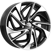 18x7  5x114,3 ET46 d.67,1  K&K  КС883 АЛМАЗЧЕРНЫЙSK