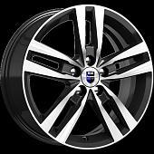 16x6,5  5x112 ET38 d.66,6  КиК  Rassvet алмаз чёрный