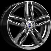 16x6  5x112 ET48 d.57,1  КиК  Sayan алмаз чёрный