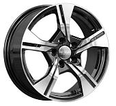 16x6,5  5x112 ET43 d.57,1  КиК  КС1053 алмаз чёрный