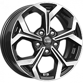 16x6,5  5x114,3 ET45 d.67,1  K&K  КС878 АЛМАЗЧЕРНЫЙ