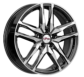 18x6,5  5x114,3 ET37 d.66,6  iFree  Бомбей блэк джек