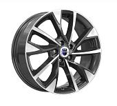 17x7  5x110 ET50 d.67,1  КиК  Роквуд алмаз чёрный